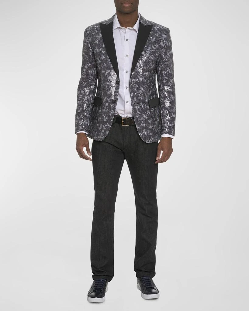 Robert Graham Men's Calo Sequin Skull-Print Sport Coat 2