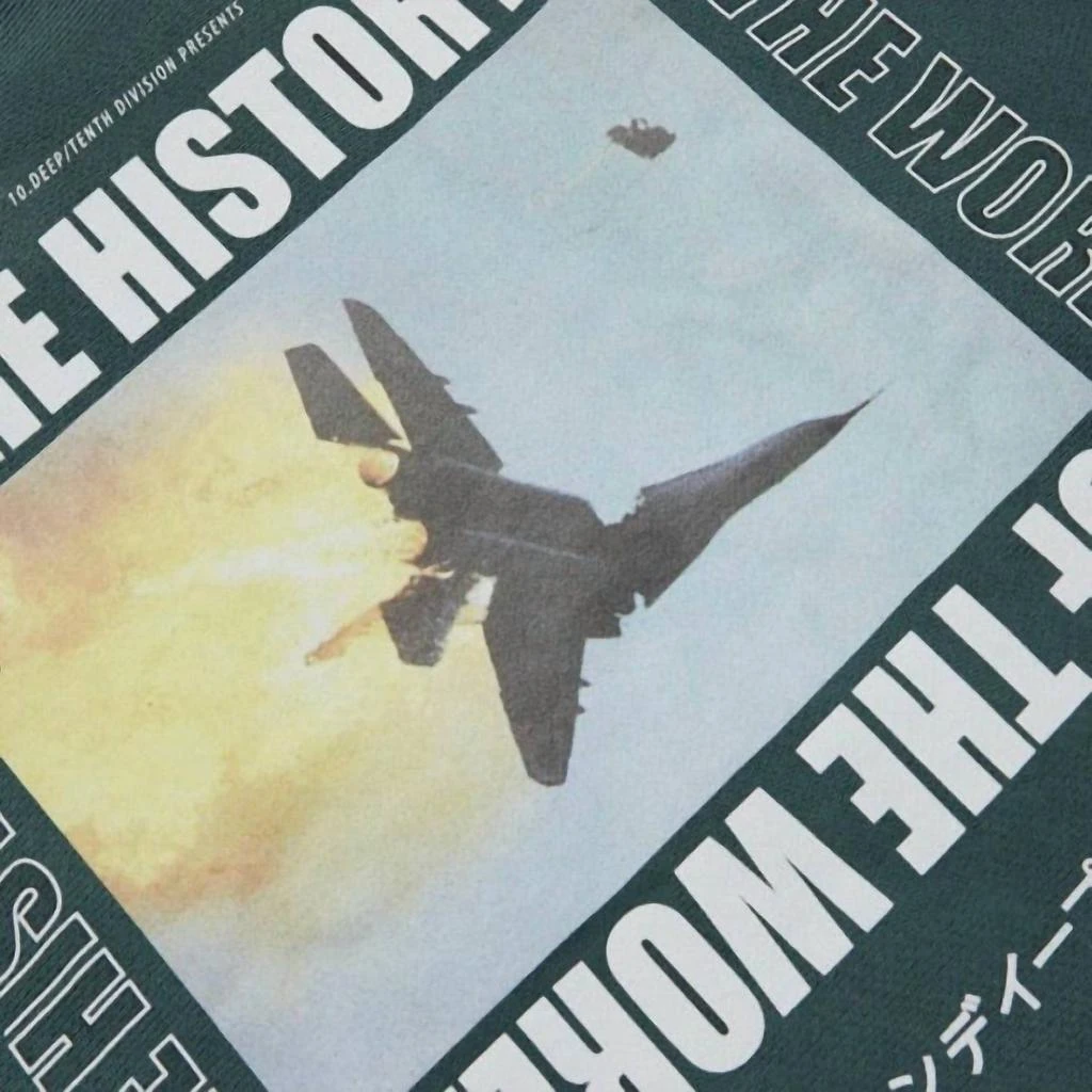10.DEEP Mens' History Of The World Hoodie In Green 4