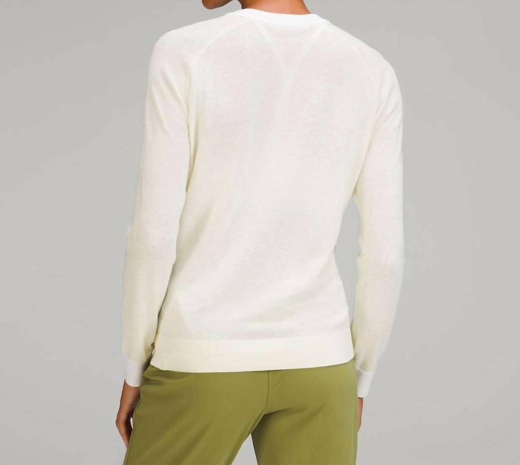 Lululemon Silk Blend Crew Sweater