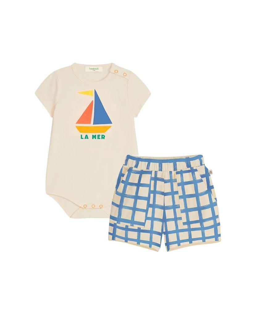 The Bonnie Mob The Bonniemob Onesie & Shorts Set