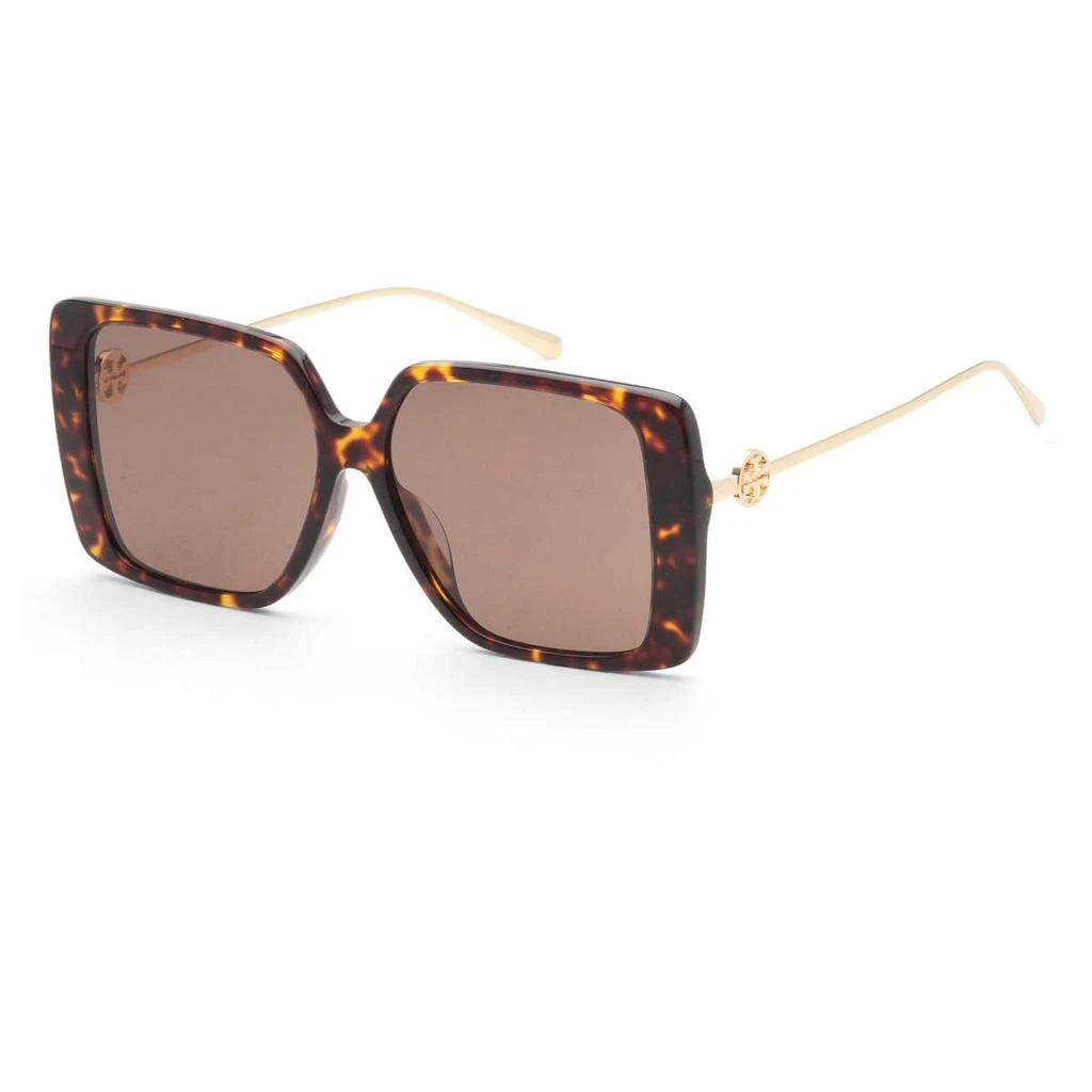 Tory Burch Tory Burch Women's Brown Square Sunglasses 1