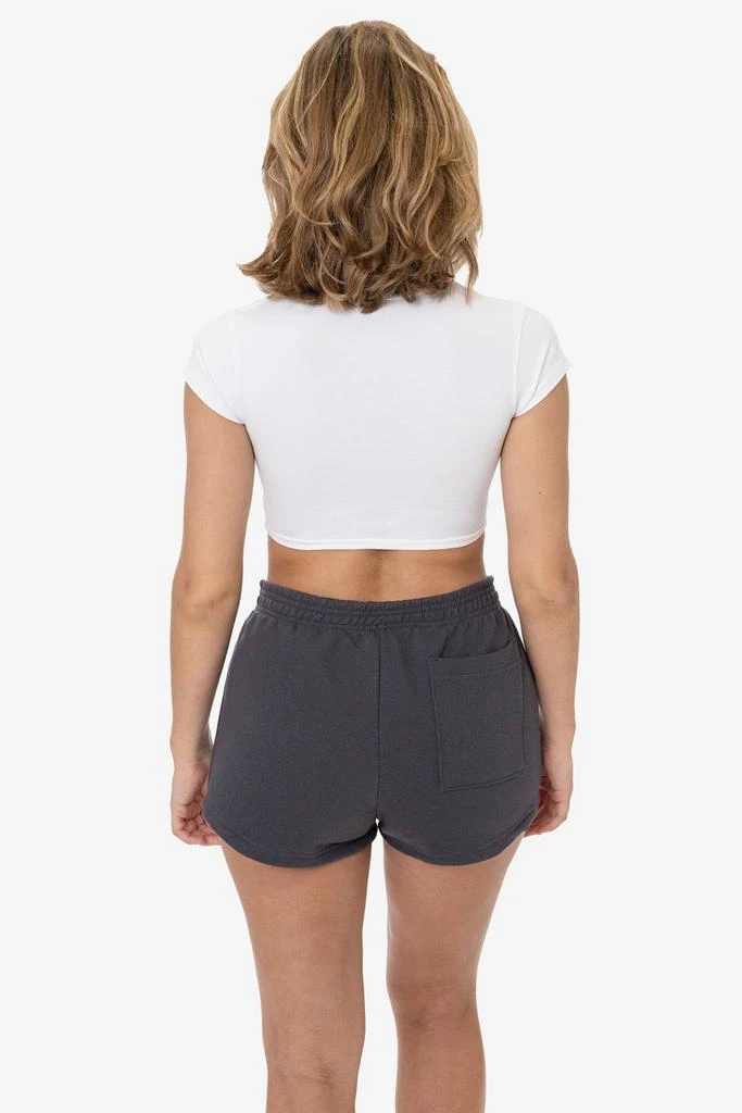 Los Angeles Apparel MWF314 - 10 oz. Mid-Weight Poly Cotton Fleece Short Shorts 5