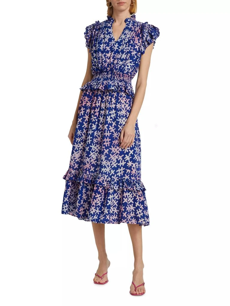 Busayo Bukola Printed Tiered Dress 2