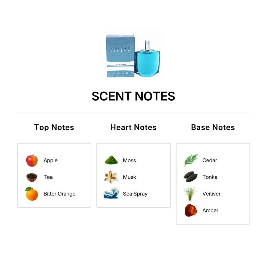 AZZARO Azzaro Chrome Legend Mens EDT 2