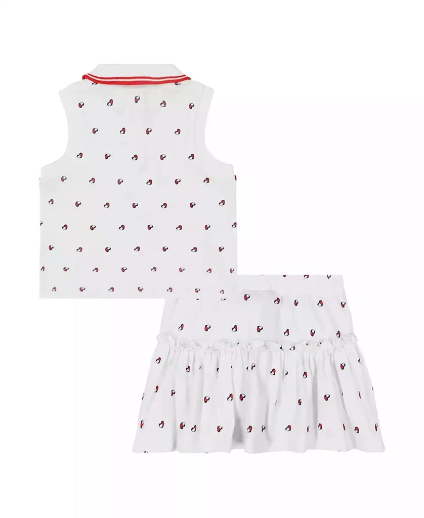 Tommy Hilfiger Baby Girl 2-Piece Sleeveless Pique Polo and Bloomer Shorts Set 2