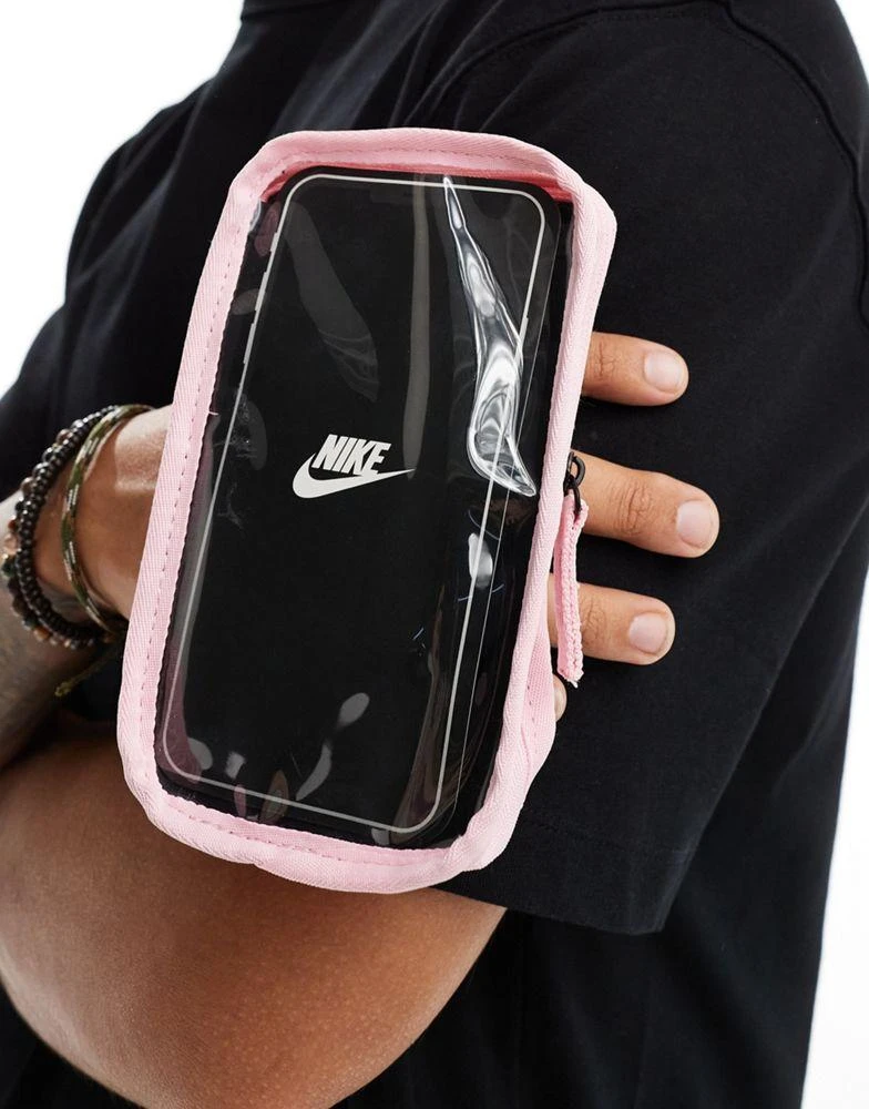 NIKE Nike Club phone pouch crossbody bag in soft pink 2