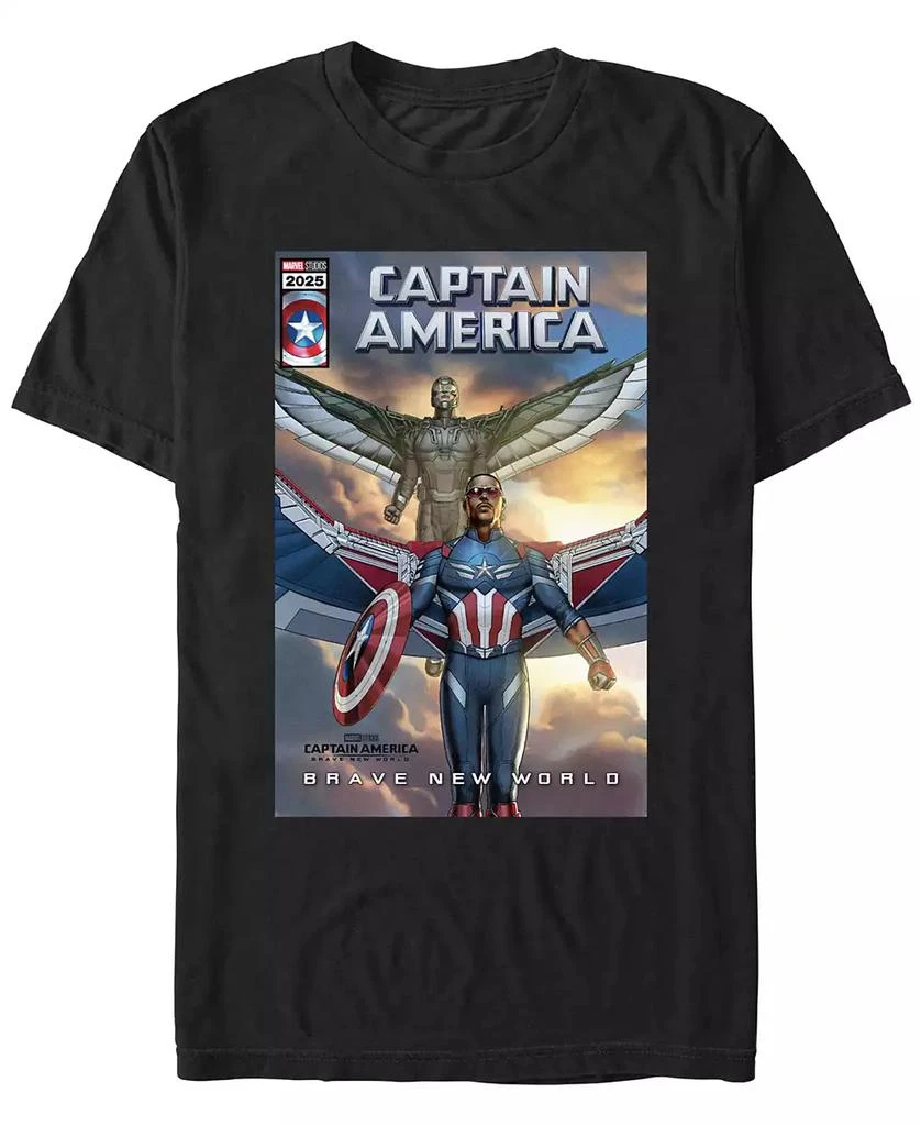Marvel Men's New Captain And Falcon Short Sleeve T-Shirt 1