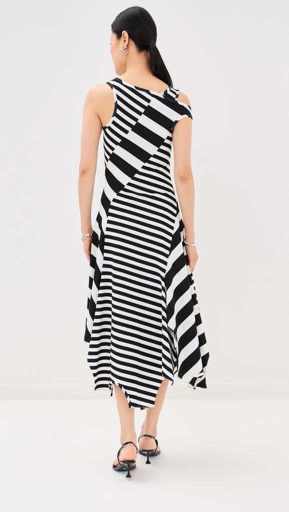 Monse Striped Panel Tank Dress