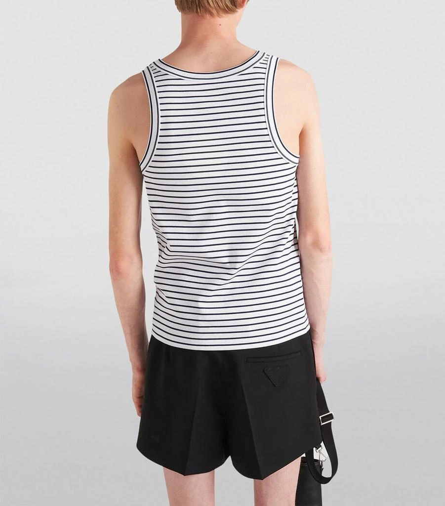 Prada Striped Triangle Tank Top 4