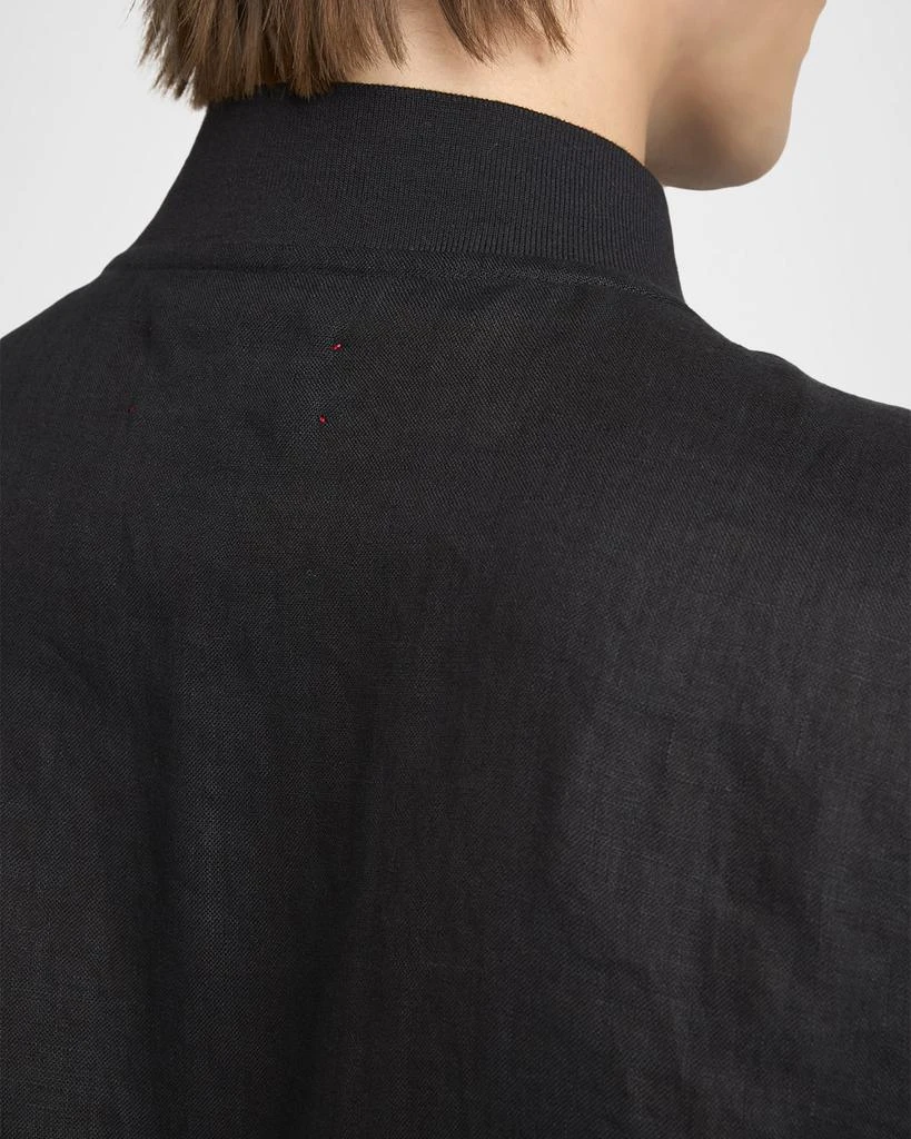 Kiton Men
s Linen Full-Zip Blouson 5