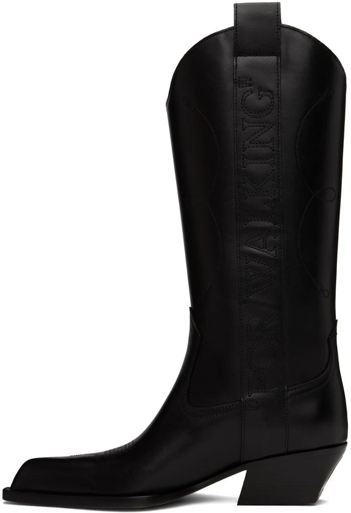 Off-White Black 'For Walking' Boots 3