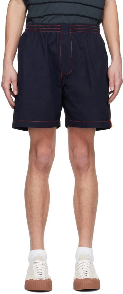 SUNNEI Navy Elastic Shorts 1