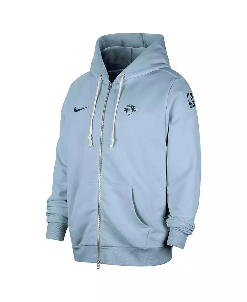NIKE Men's Light Blue New York Knicks Authentic Standard Issue Full-Zip Hoodie Jacket 3