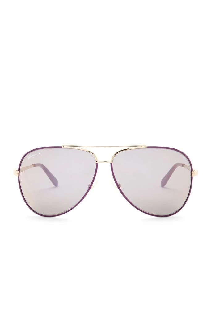 New 
Salvatore Ferragamo 60mm Aviator  Women\'s Sunglasses. Salvatore Ferragamo | Accessories | New Salvatore Ferragamo  main image 3