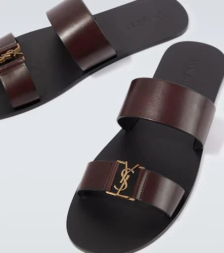Yves Saint Laurent Babylone leather sandals 3
