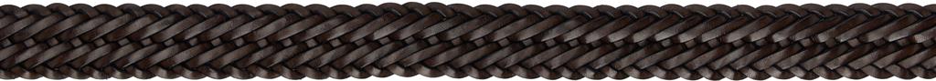 Andersons Brown Narrow Woven Leather Casual Belt