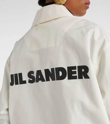 Jil Sander Logo cotton shirt jacket 6