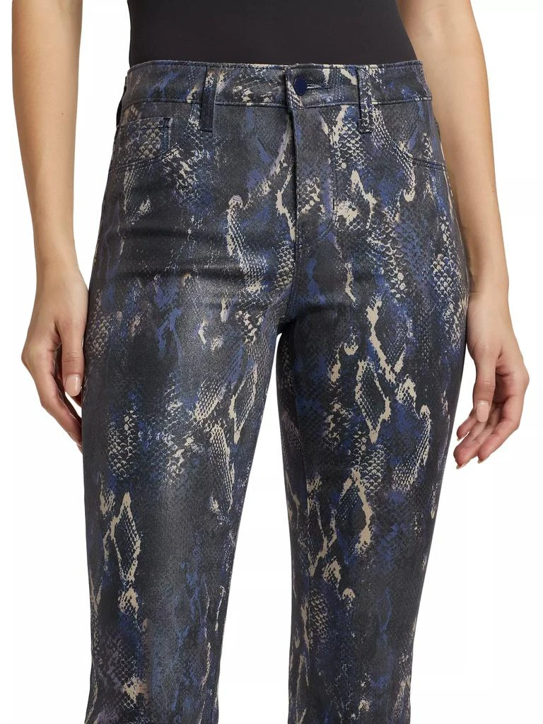 L'Agence Selma Snake High-Rise Sleek Baby Boot Jeans 6