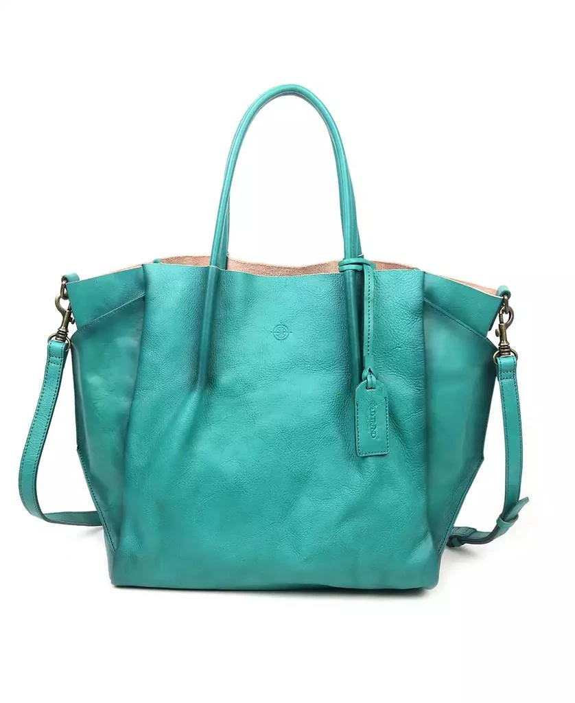 OLD TREND Women's Genuine Leather Sprout Land Tote Bag 7