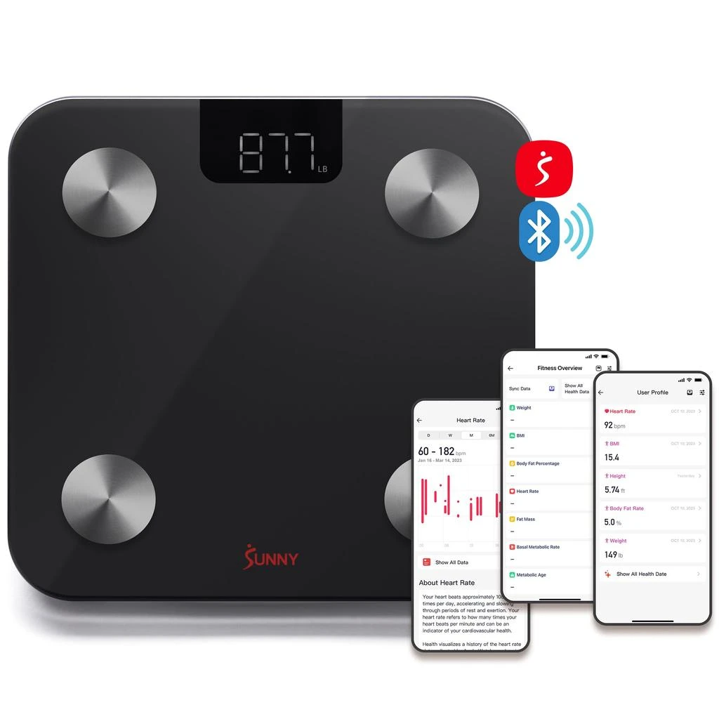 Sunny Health & Fitness Smart Body Composition Weight Scale 1