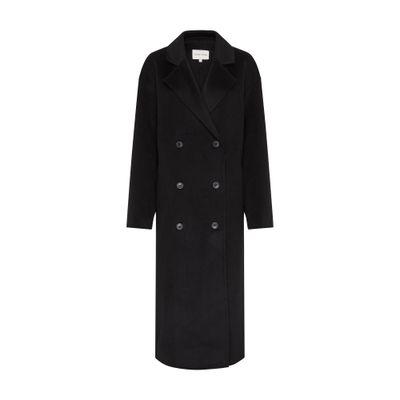 Loulou Studio Borneo wool and cashmere coat black L - Coats