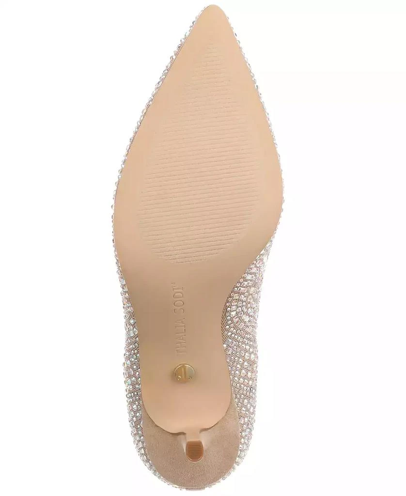 Thalia Sodi Women's Heathere Slip-On Pointed-Toe Mid-Heel Pumps 5