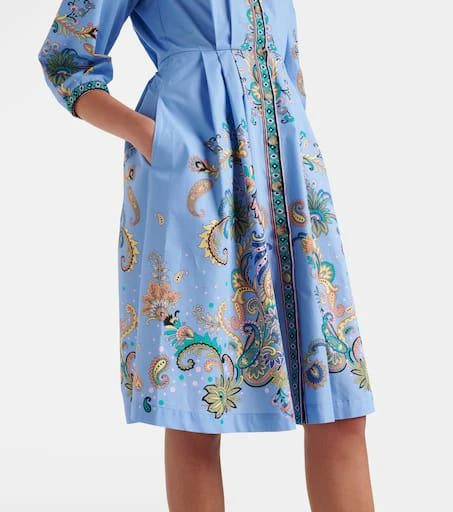 ETRO Printed cotton shirt dress 5