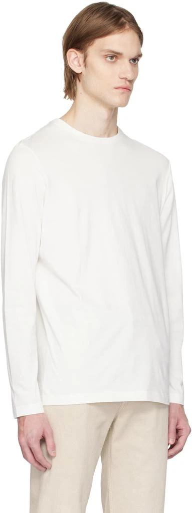 The Row White Leon Long Sleeve T-Shirt 2