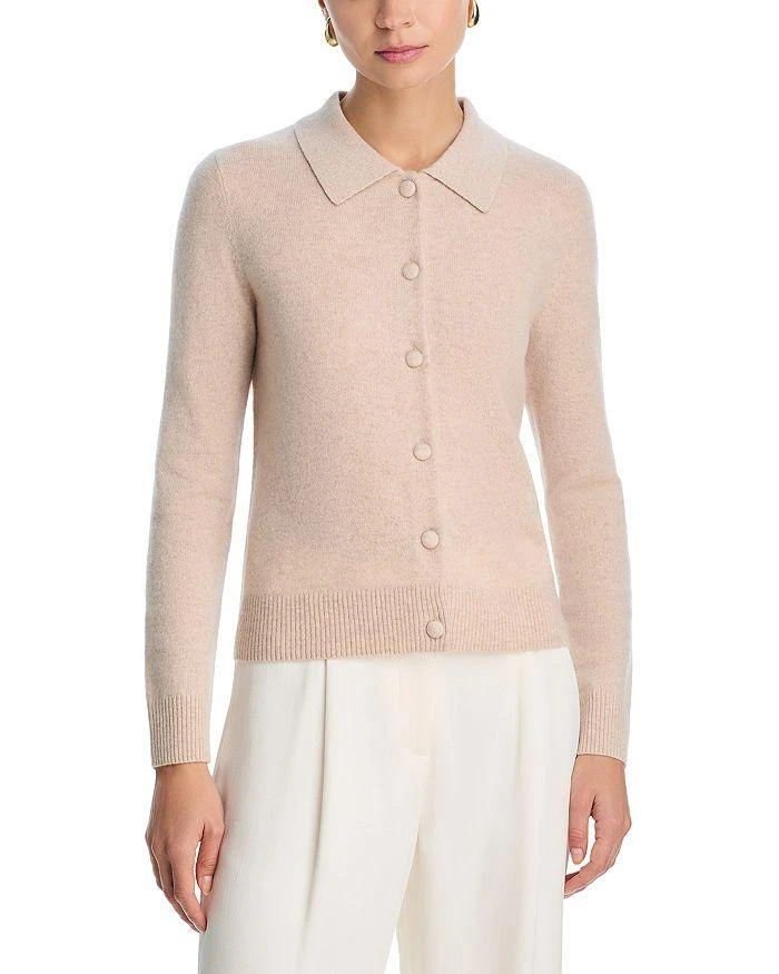 C by Bloomingdale
s Cashmere 100% Cashmere Polo Cardigan Sweater - Exclusive