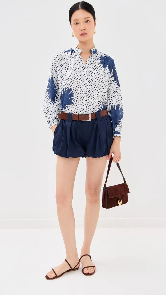 Alix of Bohemia Poet Indigo Dahlia Blouse 4