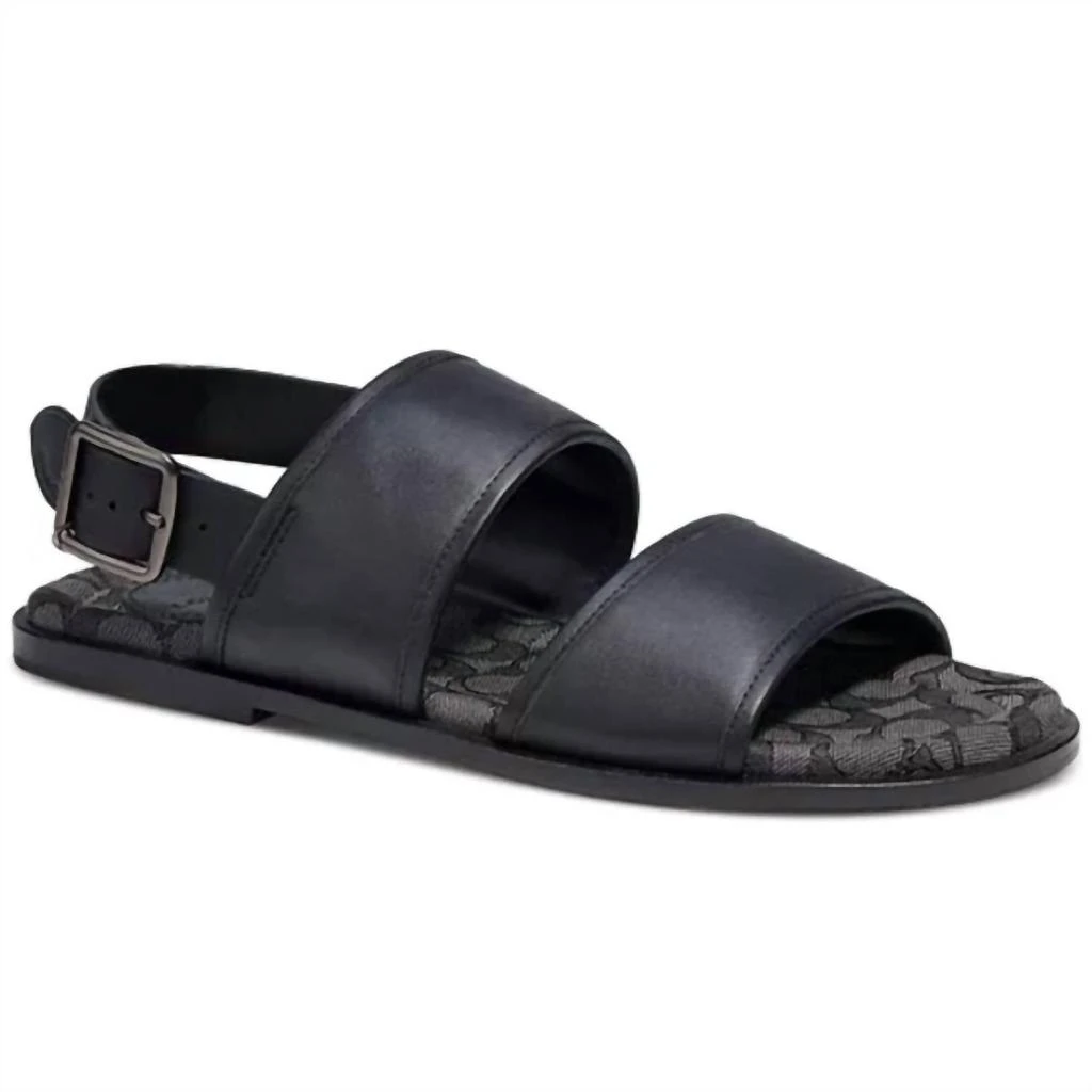 Coach Coach - Men's Leather Two Strap Sandal 2