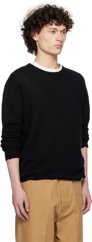 Merz b. Schwanen Black SKCN02 Knitted Longsleeve Sweater 2