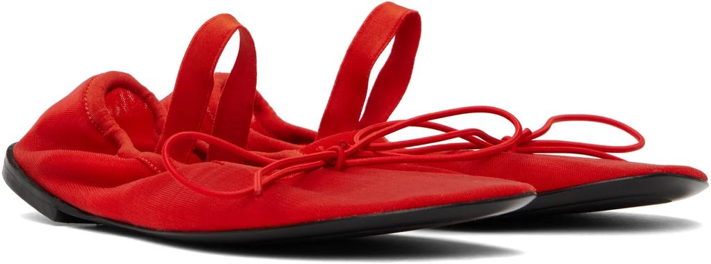 Proenza Schouler Red Glove Mary Jane Ballerina Flats 4