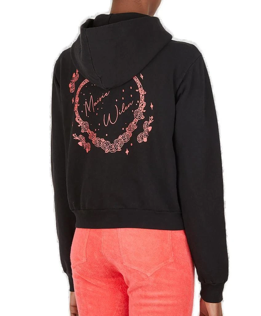 Maisie Wilen Maisie Wilen Pop Logo Printed Zipped Hoodie 2