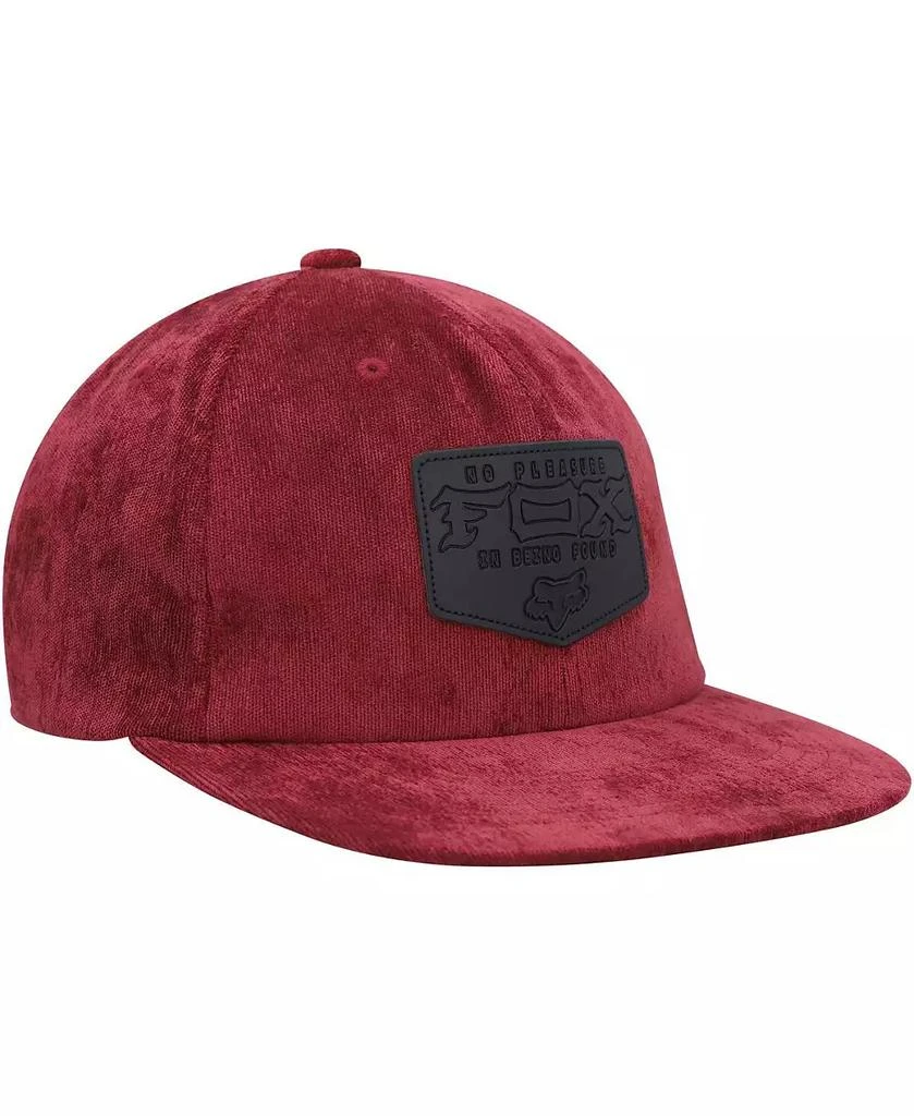 Fox Men
s Maroon Fixated Snapback Hat 3