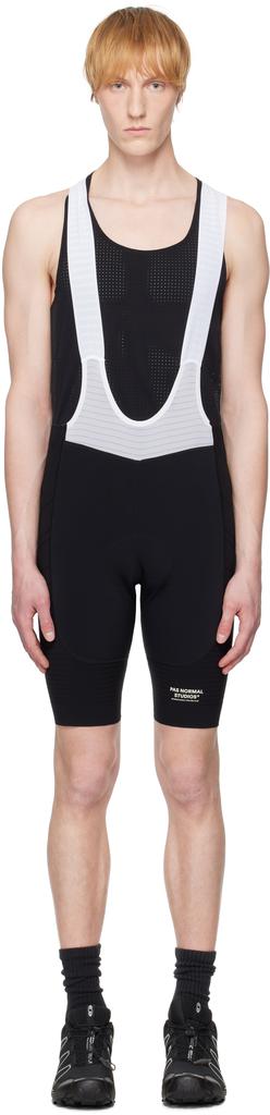 Pas Normal Studios Black & White Mechanism Pro Bib Shorts