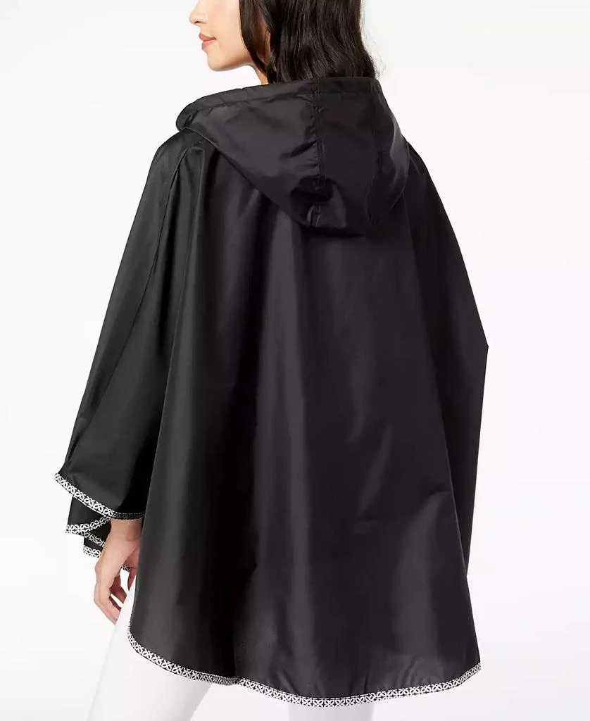 Totes Women's Water-Repellent Pack-able Rain Poncho 2
