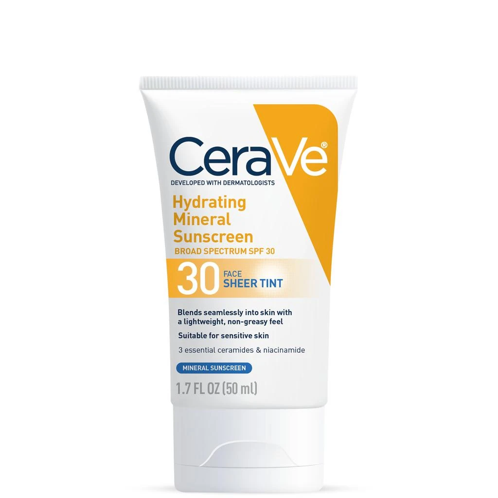 CeraVe CeraVe Hydrating Mineral Tinted Sunscreen with SPF 30 1