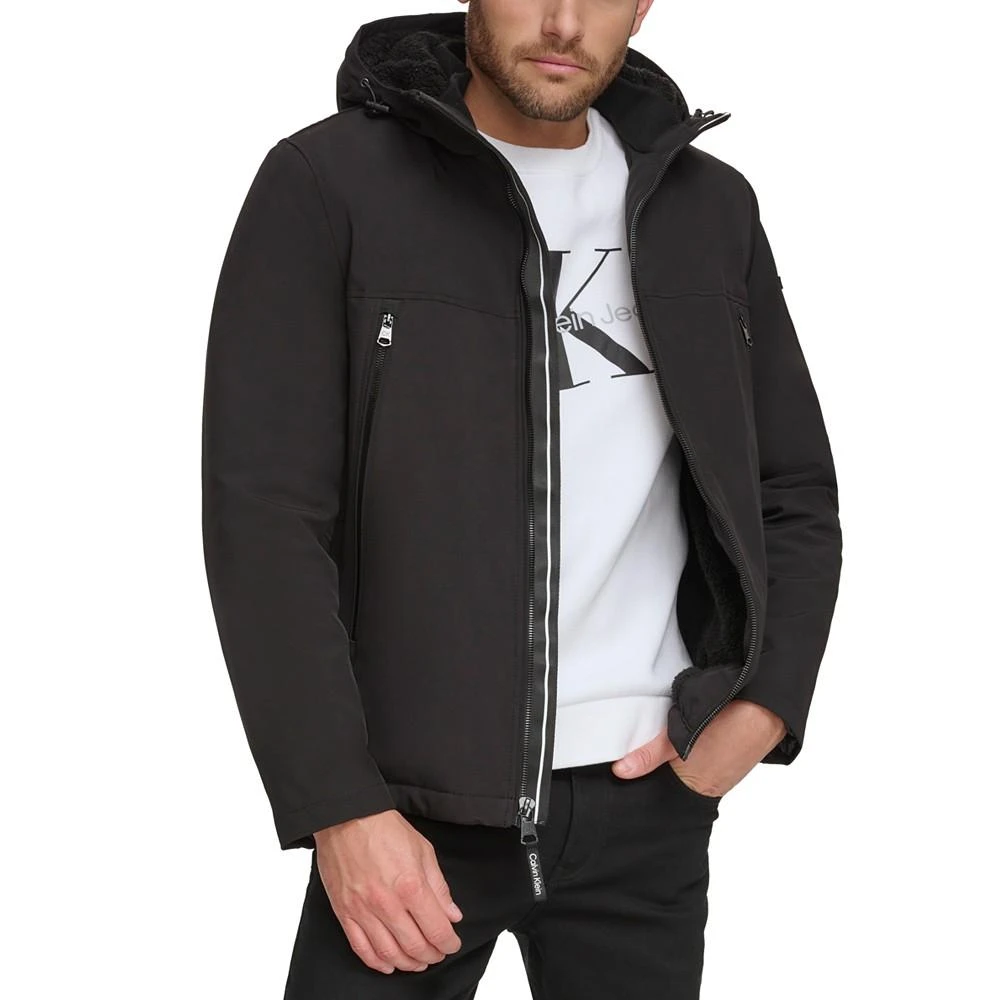 Calvin Klein Men's Sherpa Lined Infinite Stretch Soft Shell Jacket 1