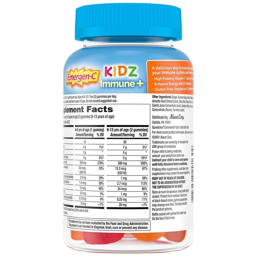 Emergen-C Immune+ Vitamin Gummies Fruit 11