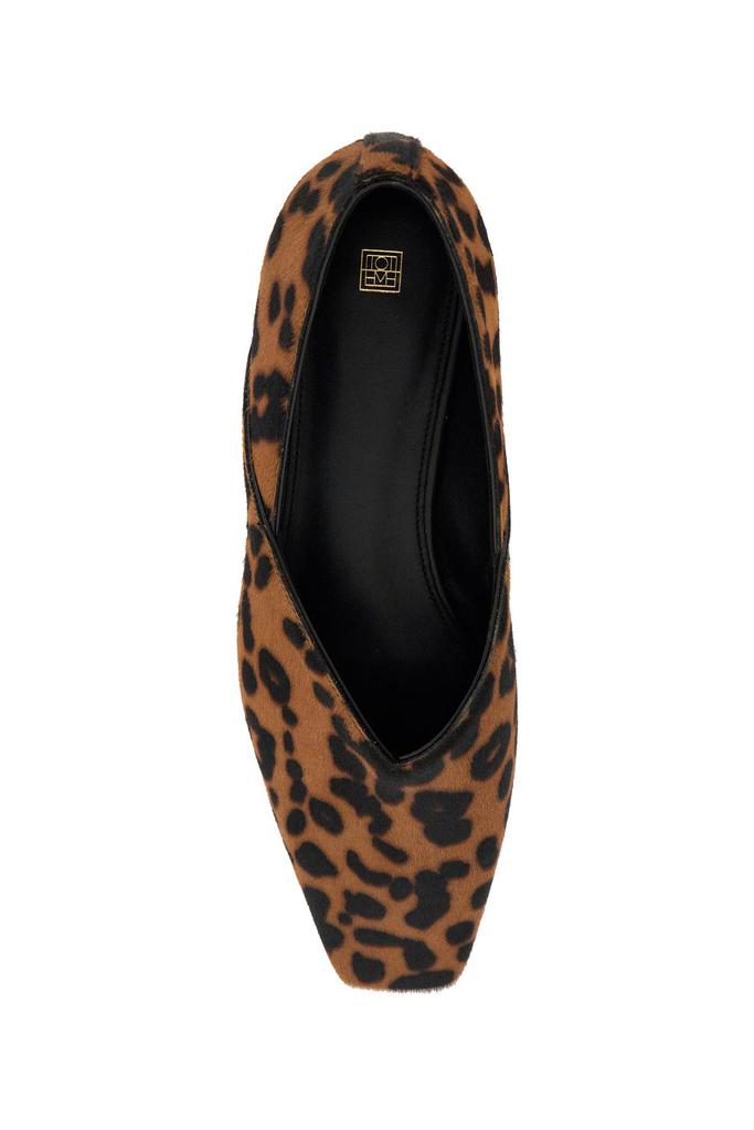 TOTEME leopard print everyday ballerina flats