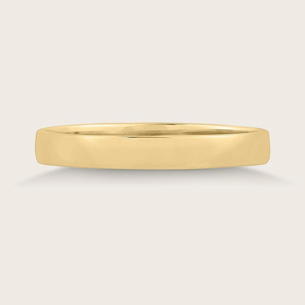 Pajure 14k Yellow Gold Bold Stacker Band Ring 3