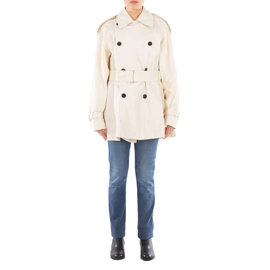 Burberry Short Belted Trench Coat 3
