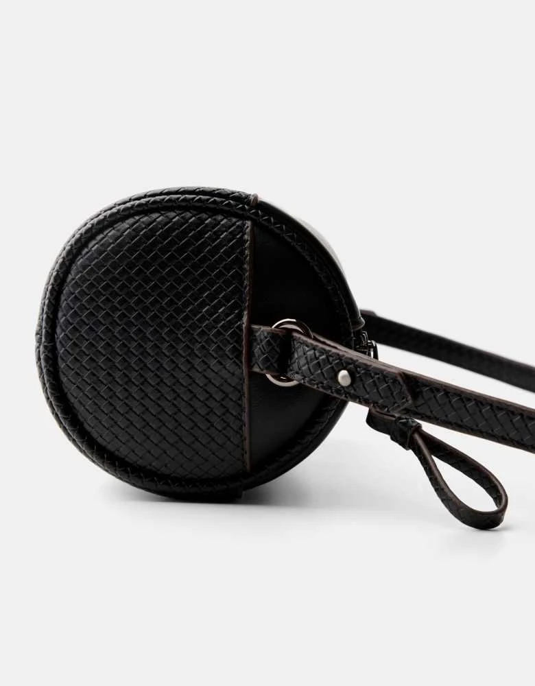 Bershka Bershka Collection cross body bag in black 4