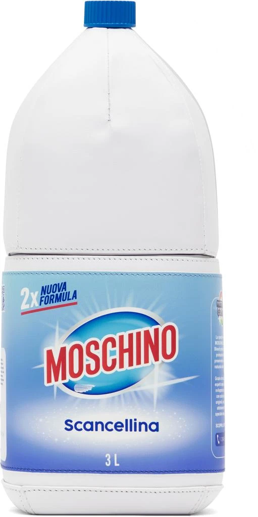 Moschino White 'Scancellina' Bleach Clutch 1
