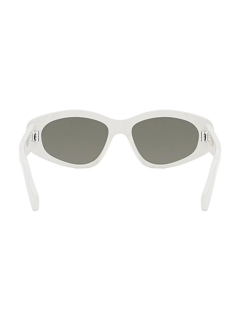 Celine Monochroms 57MM Geometric Sunglasses 6