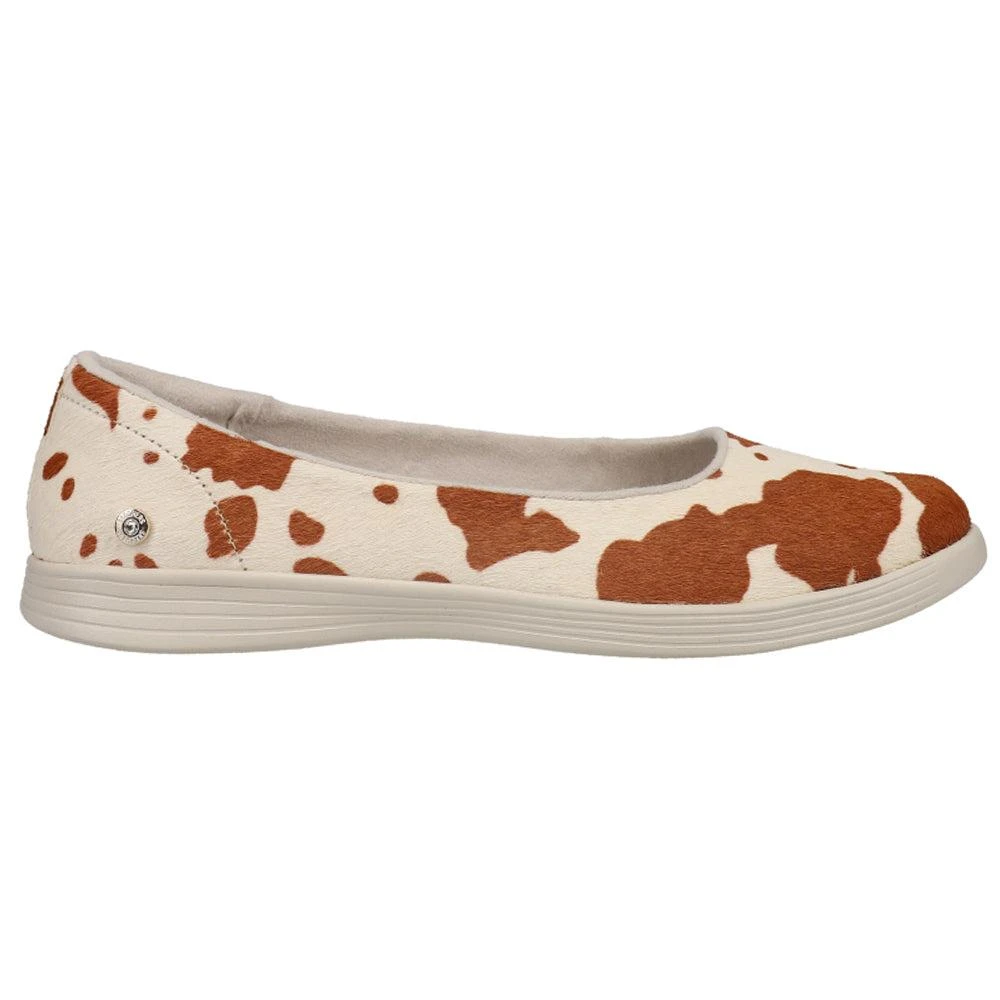 SKECHERS On the Go Dreamy Howdy Cow Print Slip On Flats