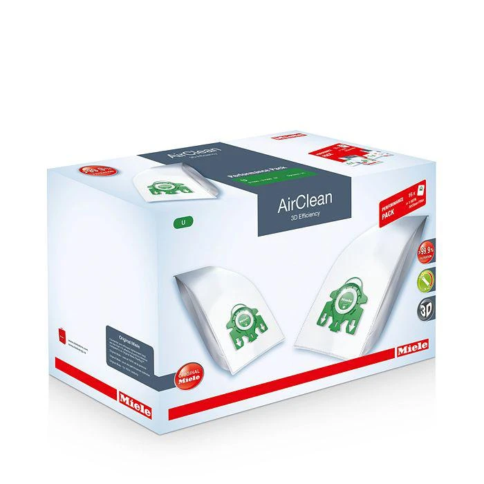Miele AirClean 3D Efficiency U Dustbag Performance Pack + HEPA AirClean Filter 1
