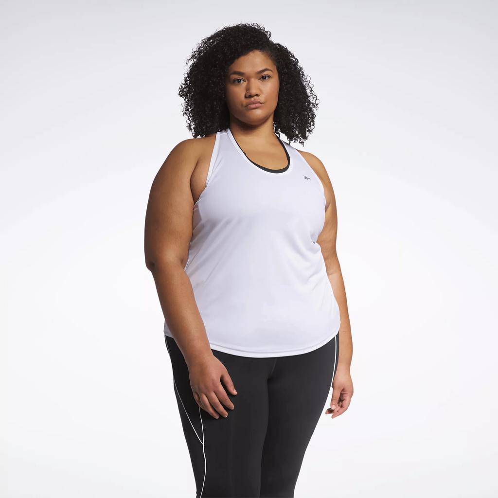 Reebok Women's Workout Ready Mesh Back Tank Top (Plus Size)