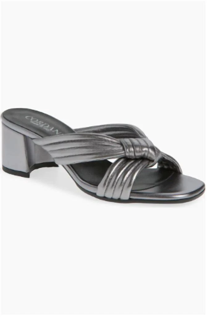 CORDANI Women
s Imani Metallic Slide Sandal In Pewter 1